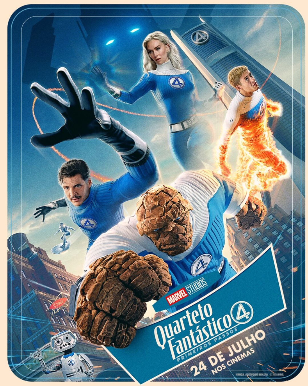 Quarteto Fantástico: Primeiros Passos é um espetáculo visual, mas ainda preso à fórmula do MCU — Crítica com análise completa